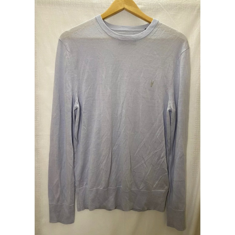 All saints▪️IVAR Merino Wool Crew Neck Sweater LG - Picture 1 of 6